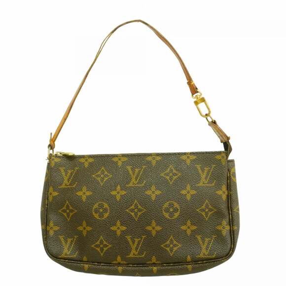 Louis Vuitton Handbags - LOUIS VUITTON Authentic Brown Monogram Pochette Pouch